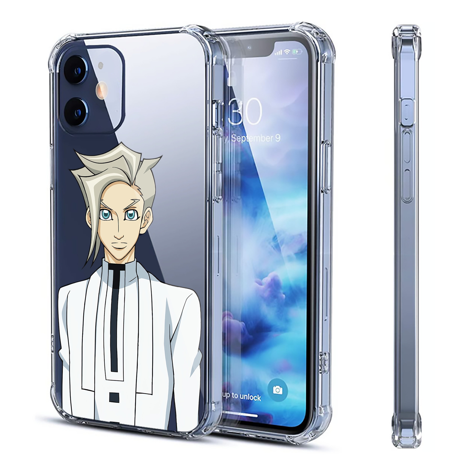 （画像用） 遊☆戯☆王 Yu-Gi-Oh! 【iPhone 12シリーズ対応】透明スマホケース（クリアソフトケース）